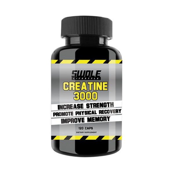 SWOLE Lifestyle Creatine 3000 halal vegan creatine capsules for strength
