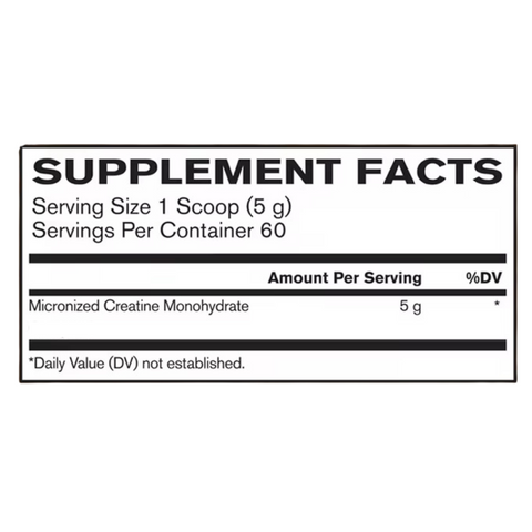 Creatine Monohydrate 60 Servings