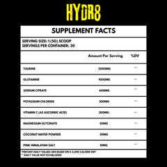SWOLE Hydr8 - Advanced Hydration Matrix